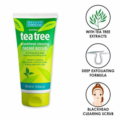 Beauty Formulas Tea Tree Facial Scrub